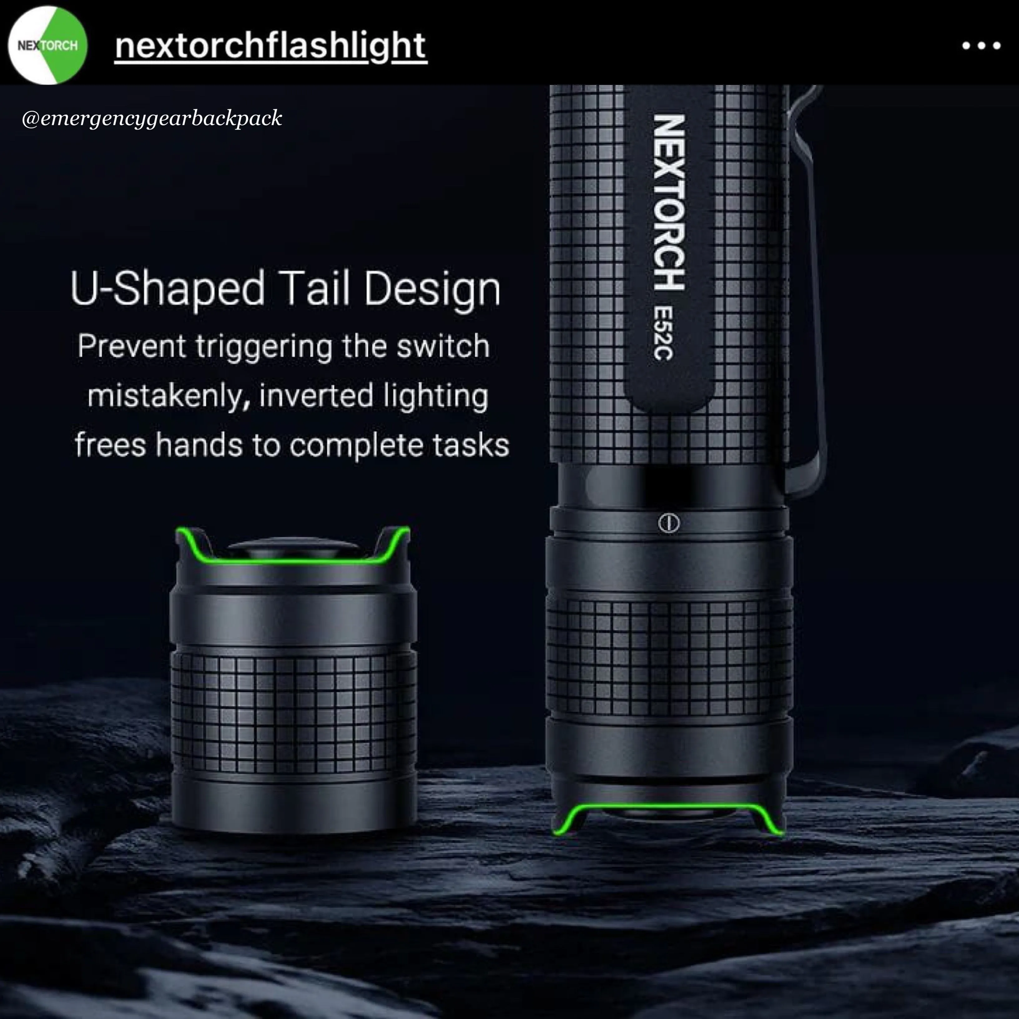 NEXTORCH E52C 3000LMS 210M Outdoor Flashlight