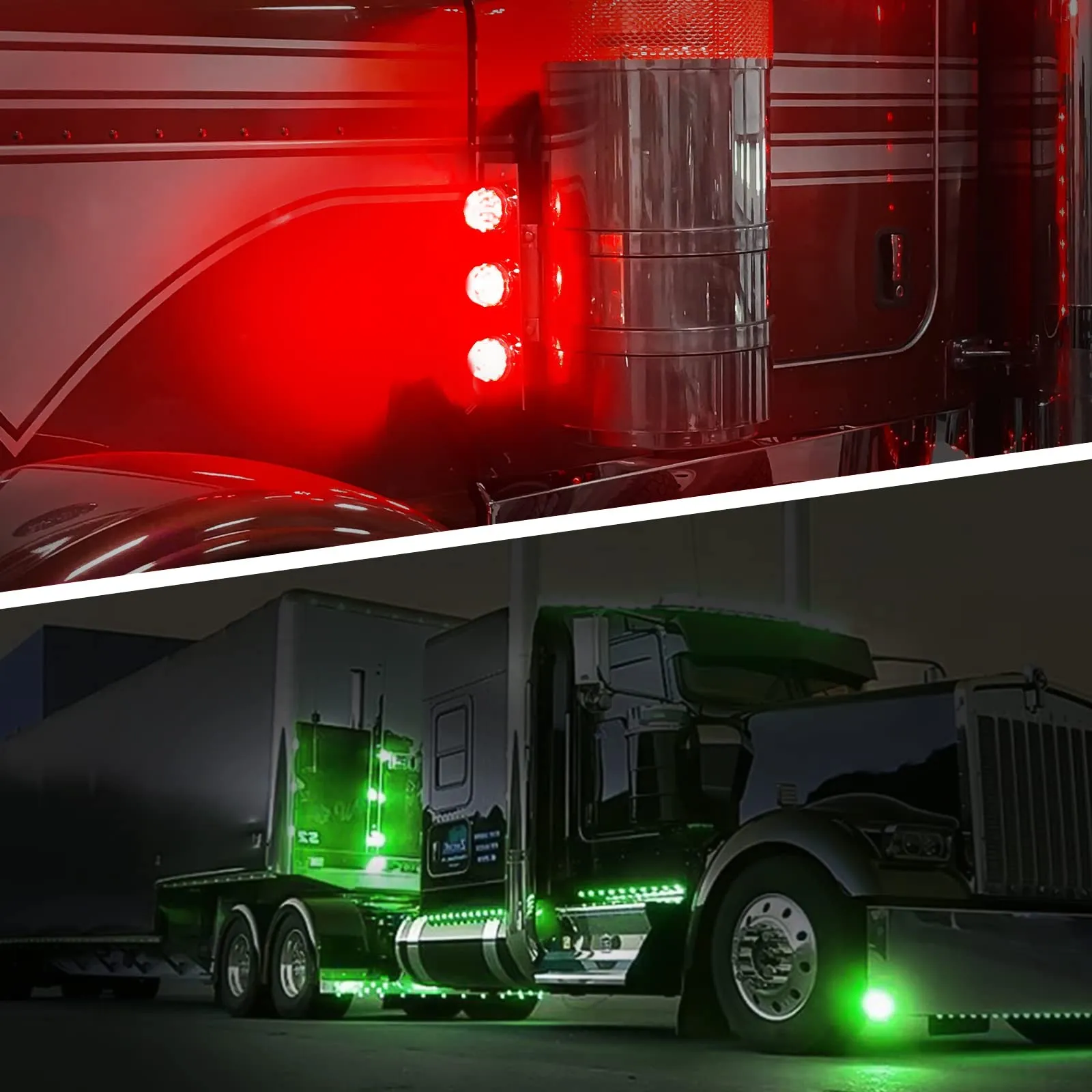 Partsam Side Marker Lights for Freightliner Kenworth Peterbilt