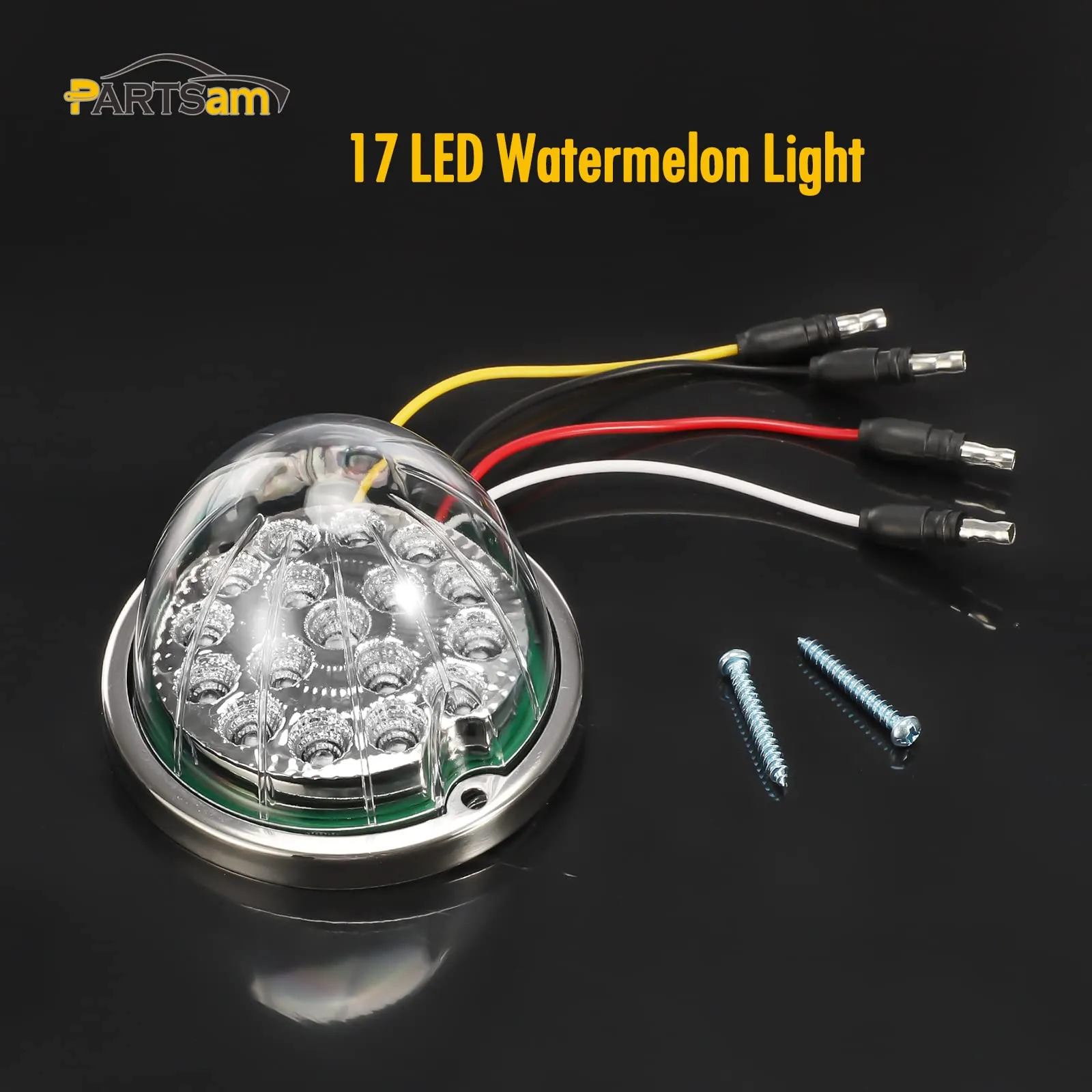 Partsam Side Marker Lights for Freightliner Kenworth Peterbilt