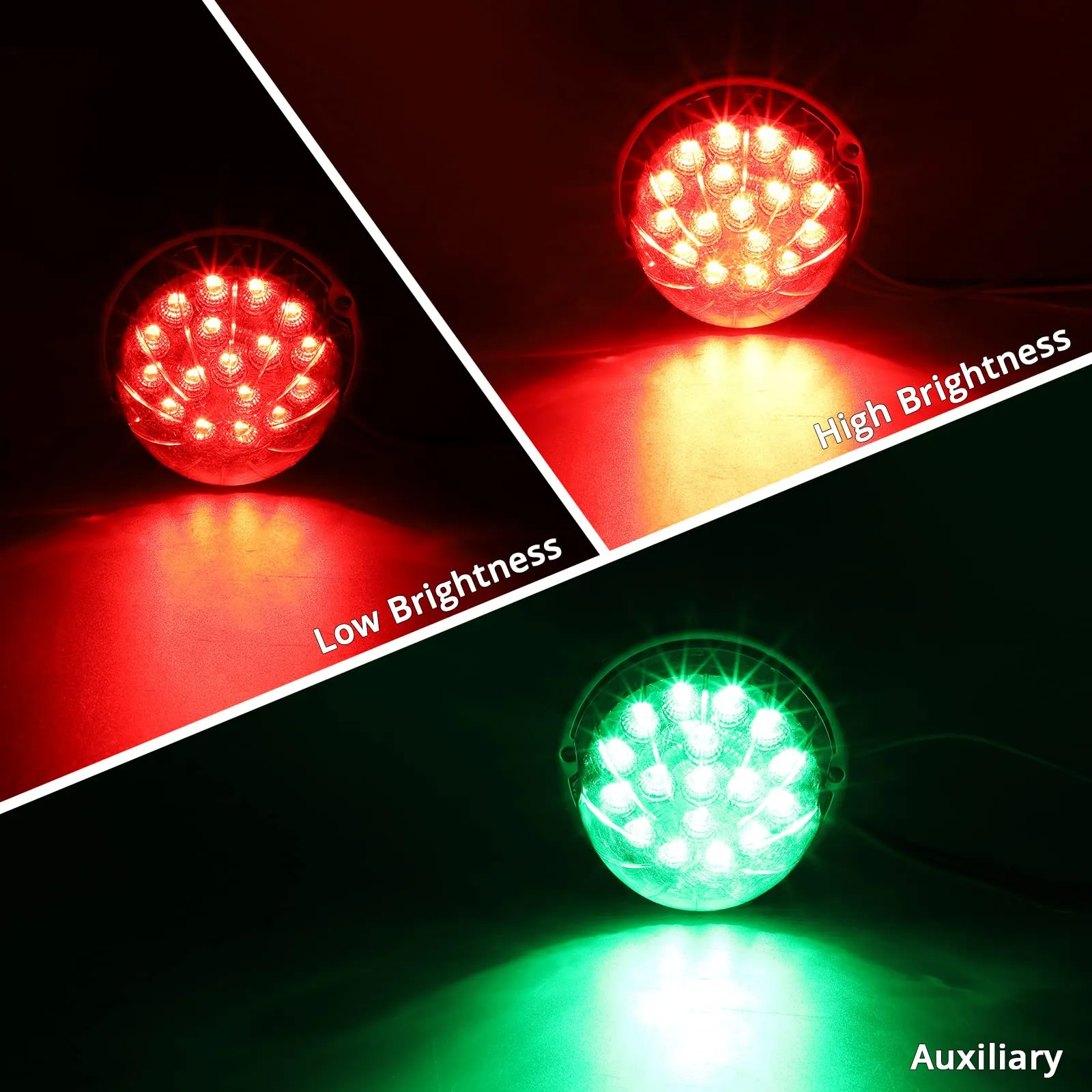 Partsam Side Marker Lights for Freightliner Kenworth Peterbilt