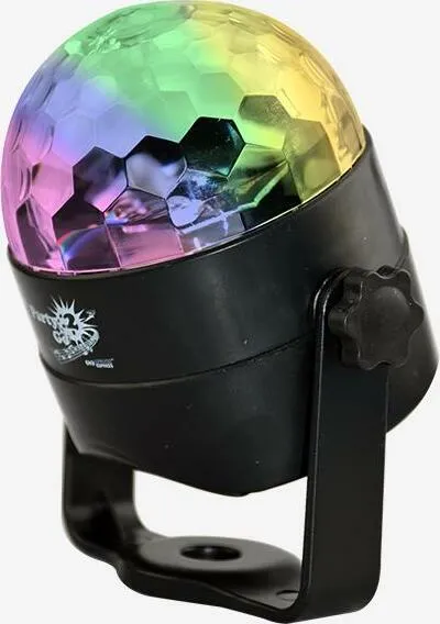 Party2-Go Black Karaoke Mic Disco Ball Combo