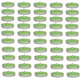 PeepalComm Premium Unscented Smokeless T-Light Candles Set of 150 for Diwali Decoration,Home,Office (Green Set of 150)