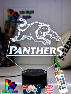 PENRITH PANTHERS Rugby League Football Club LED Night Light
