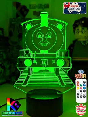 Percy Green Saddle Tank Engine 3D LED Night Light Lamp