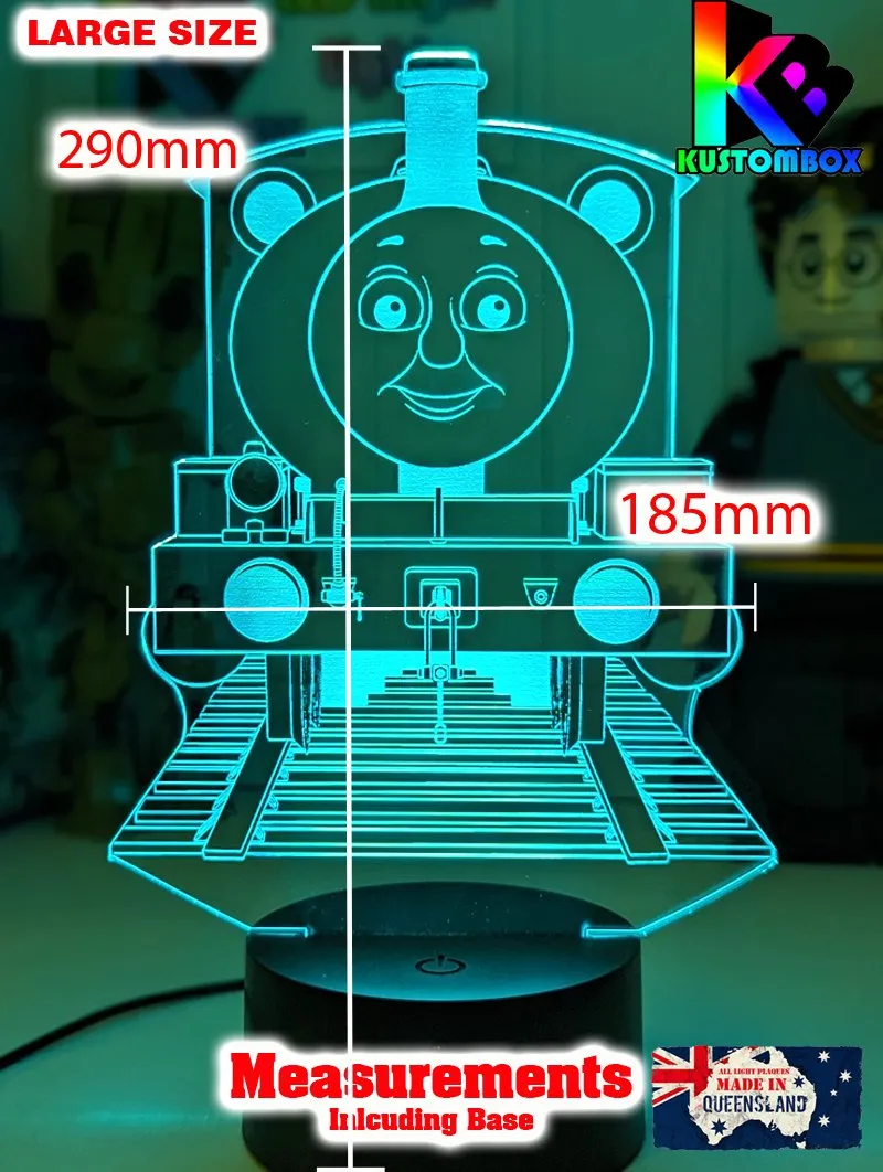 Percy Green Saddle Tank Engine 3D LED Night Light Lamp
