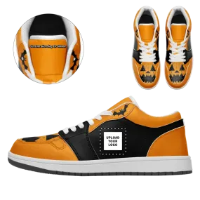 Personalized Halloween Sneakers, Custom Ghost shoes, Skull, Halloween Gift,AJ1C-23020124
