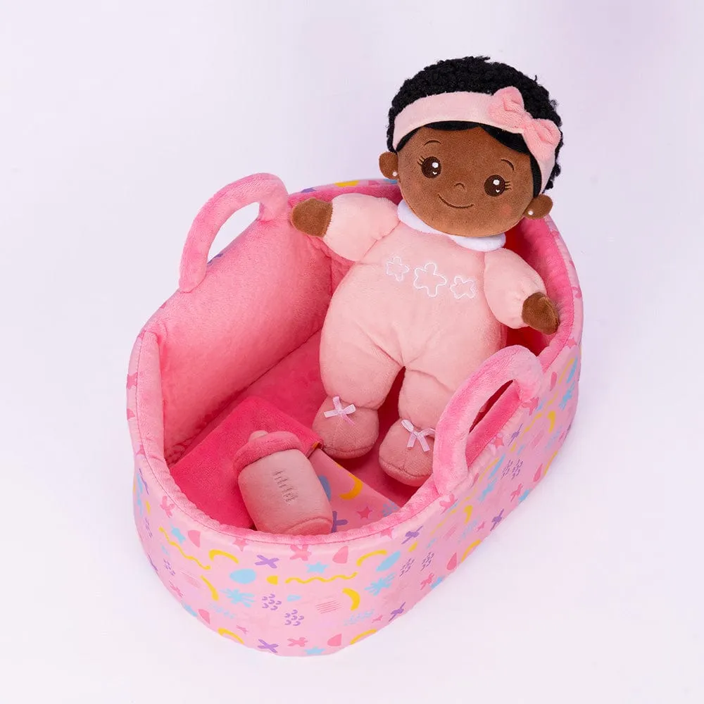 Personalized Mini Plush Baby Girl Doll & Gift Set