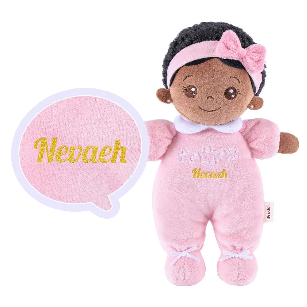 Personalized Mini Plush Baby Girl Doll & Gift Set