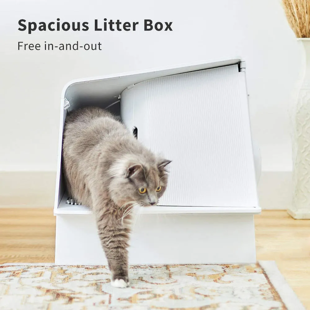 PETKIT White Villa Cat Litter Box