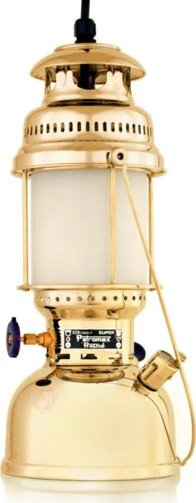 Petromax HK500 Brass Electro (Hanging Lamp) Brass | Buy Petromax HK500 Brass Electro (Hanging Lamp) Brass here | Outnorth