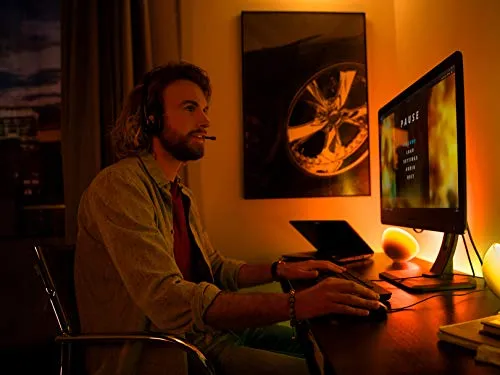 Philips Hue Go Smart Light Compatible with Amazon Alexa, Apple HomeKit, and The Google Assistant(White,Pack of 1)