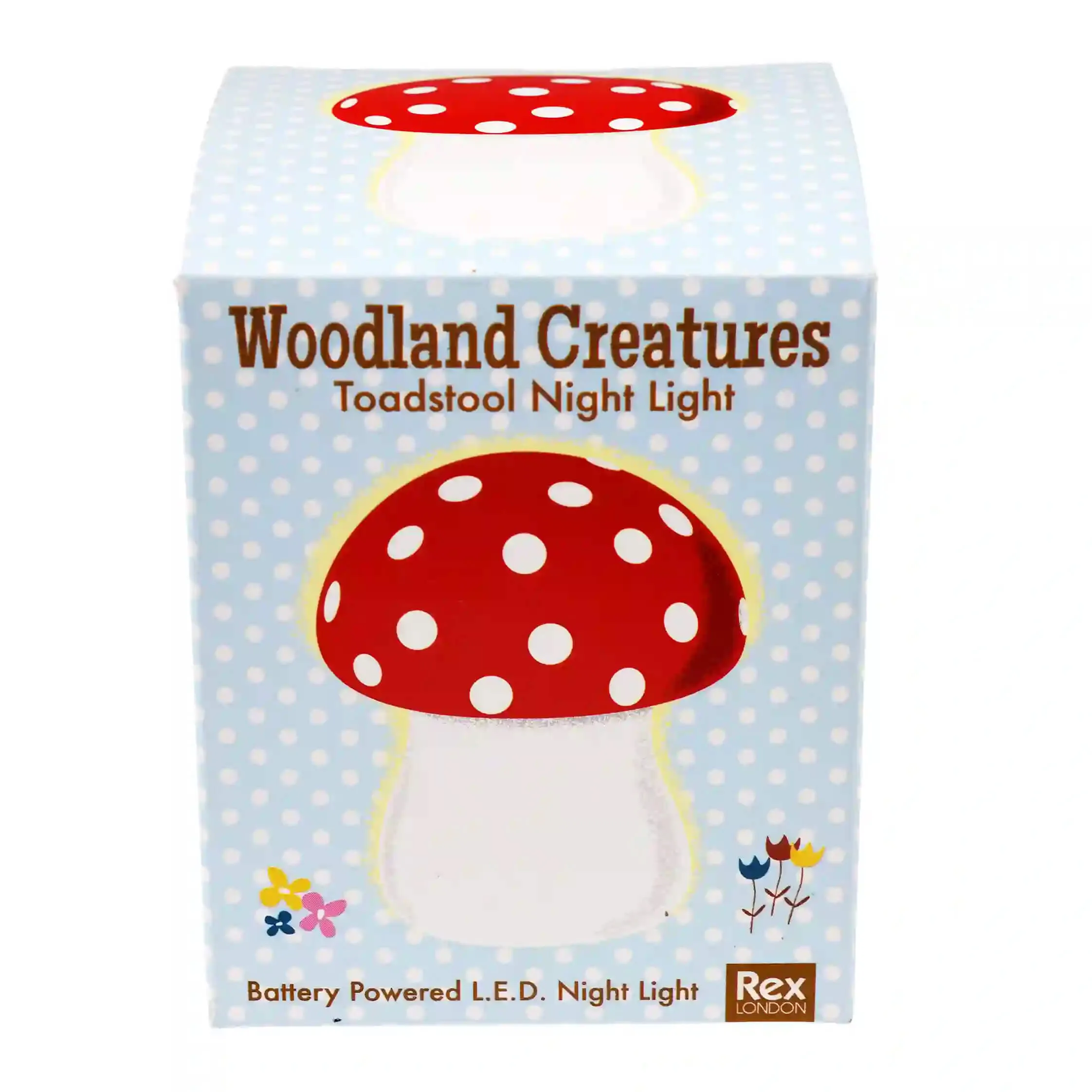 Red Toadstool Night Light