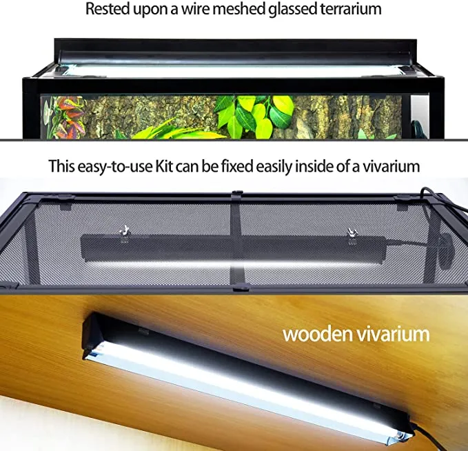REPTIZOO PRO T5 5.0 UVB LIGHTING KIT