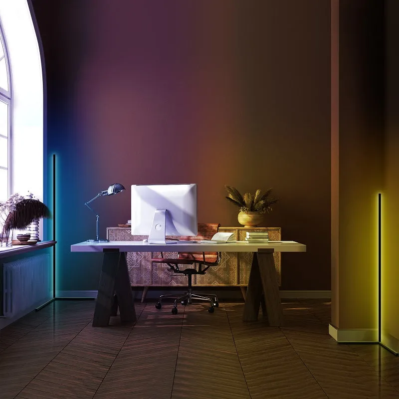 RGB LED Corner Floor Light