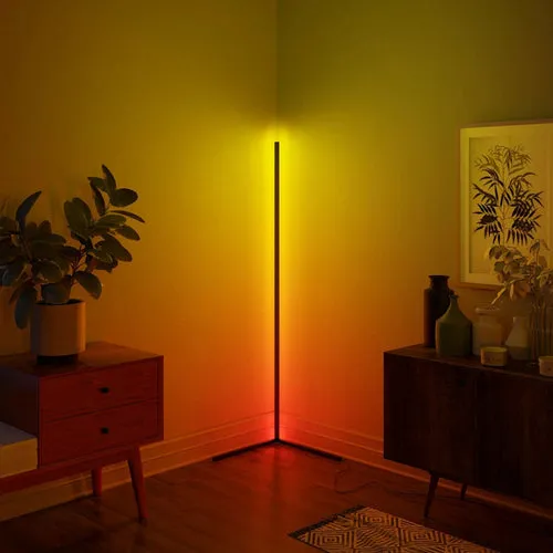 RGB LED Corner Floor Light
