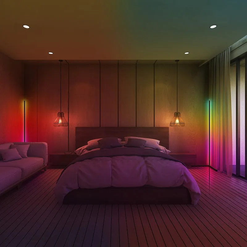 RGB LED Corner Floor Light