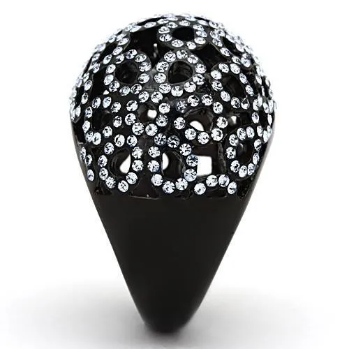 Ring Top GRD Crystal Light Sapphire TK1003 for Women Style Stainless