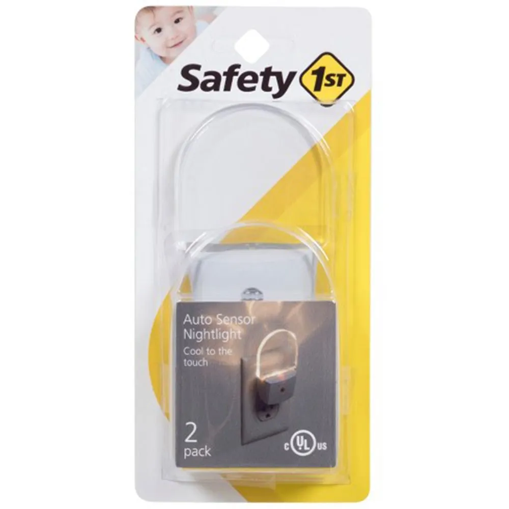 Safety First Auto Sensor Nightlight Bed Time- Transparent
