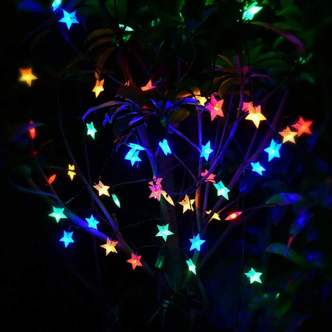 Solar Star String Lights For Outdoor