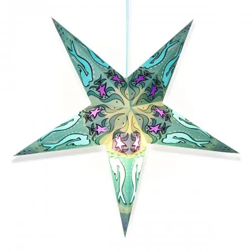 Star Lantern Light Shade - Choice of Colours