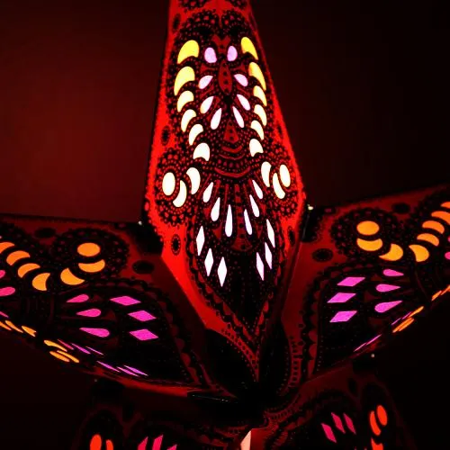 Star Lantern Light Shade - Choice of Colours