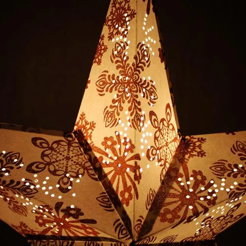 Star Lantern Light Shade - Choice of Colours