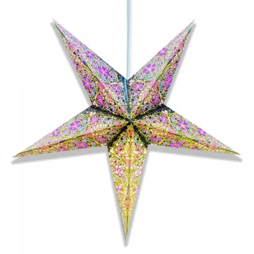 Star Lantern Light Shade - Choice of Colours