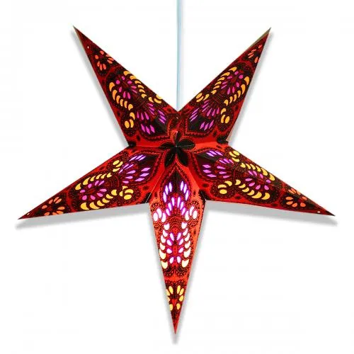 Star Lantern Light Shade - Choice of Colours