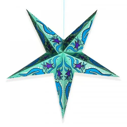 Star Lantern Light Shade - Choice of Colours