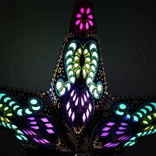 Star Lantern Light Shade - Choice of Colours