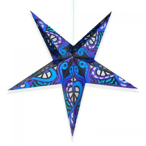 Star Lantern Light Shade - Choice of Colours