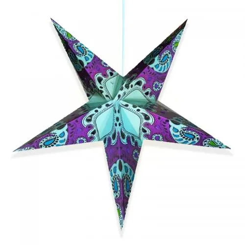 Star Lantern Light Shade - Choice of Colours