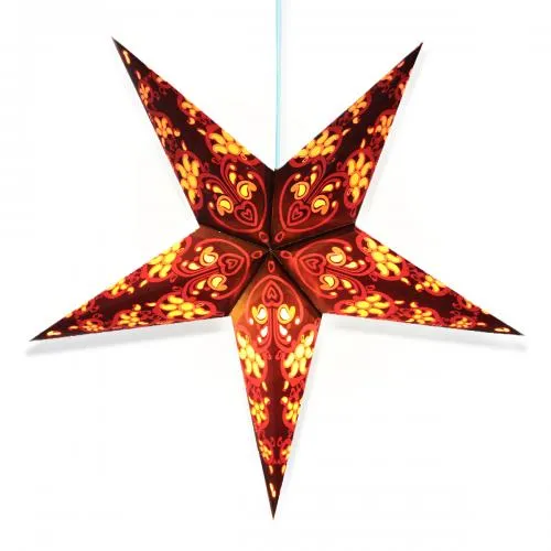 Star Lantern Light Shade - Choice of Colours