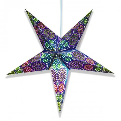 Star Lantern Light Shade - Choice of Colours