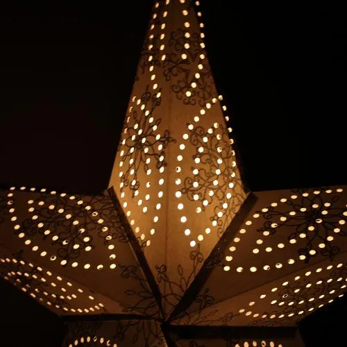 Star Lantern Light Shade - Choice of Colours