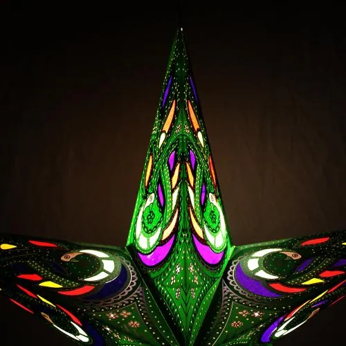 Star Lantern Light Shade - Choice of Colours