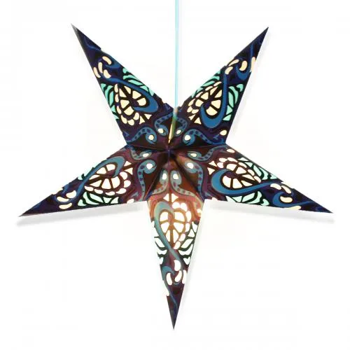 Star Lantern Light Shade - Choice of Colours