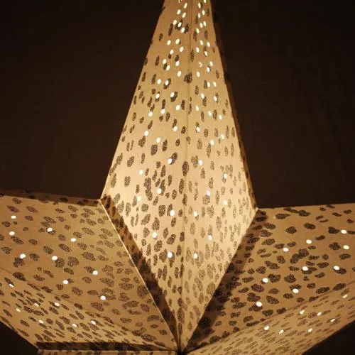 Star Lantern Light Shade - Choice of Colours