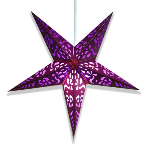 Star Lantern Light Shade - Choice of Colours