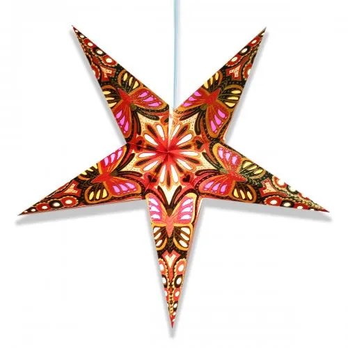 Star Lantern Light Shade - Choice of Colours
