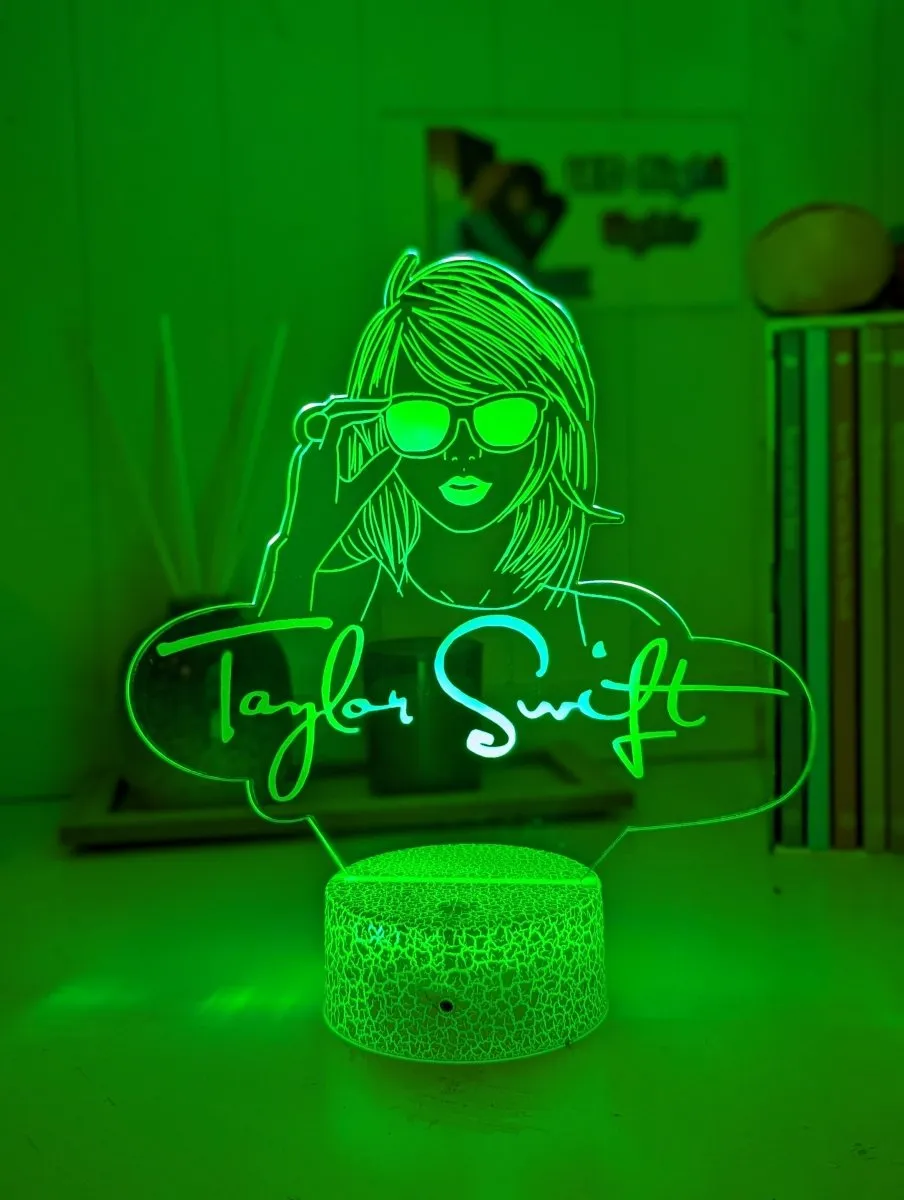 Taylor Swift Era Tour Swiftee Fan 3D LED Night Light Lamp