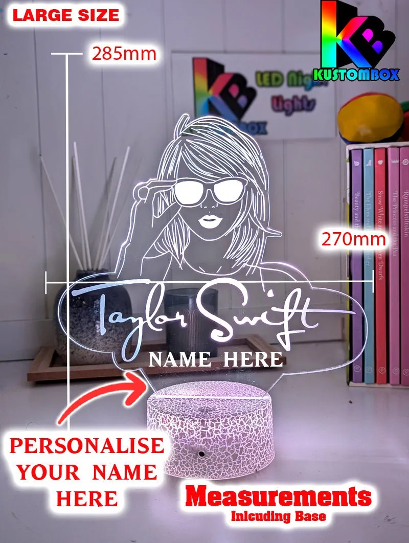 Taylor Swift Era Tour Swiftee Fan 3D LED Night Light Lamp