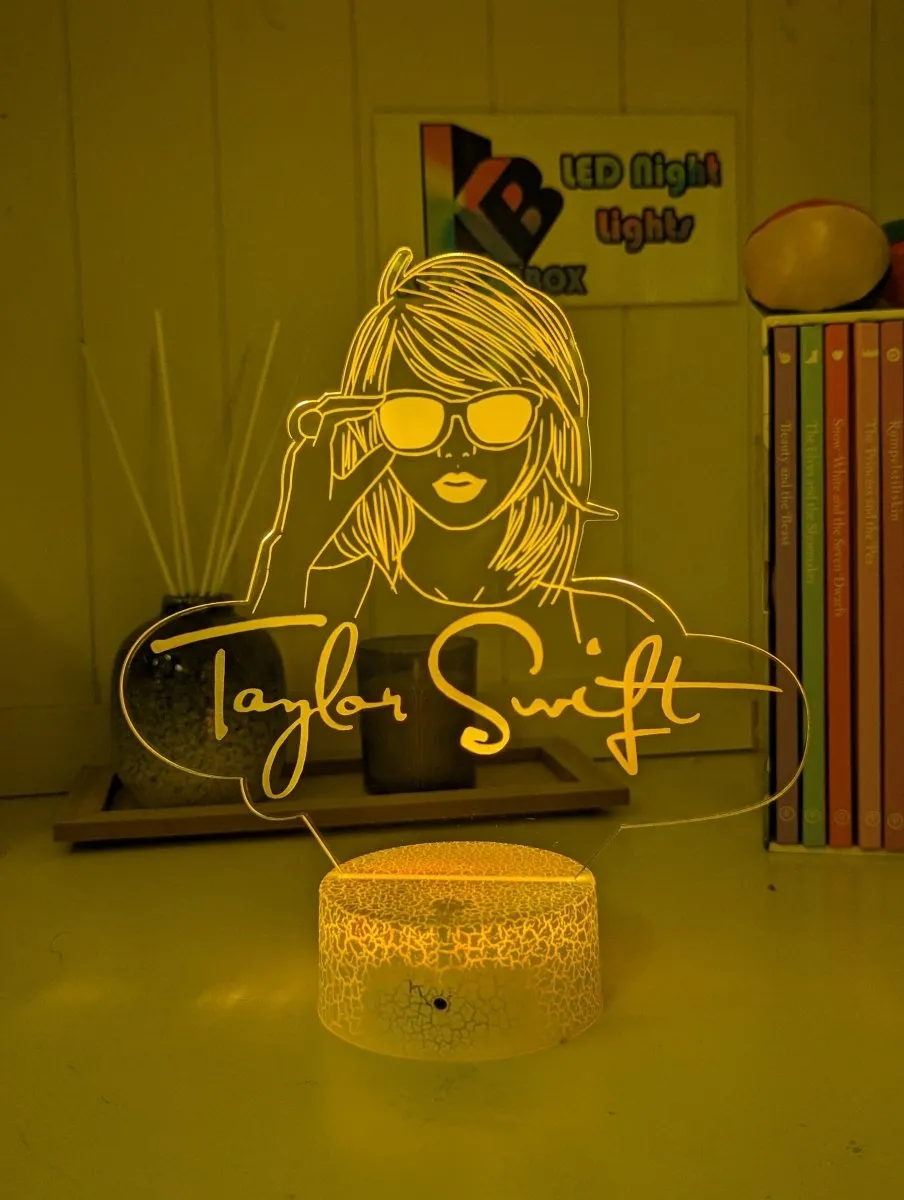 Taylor Swift Era Tour Swiftee Fan 3D LED Night Light Lamp