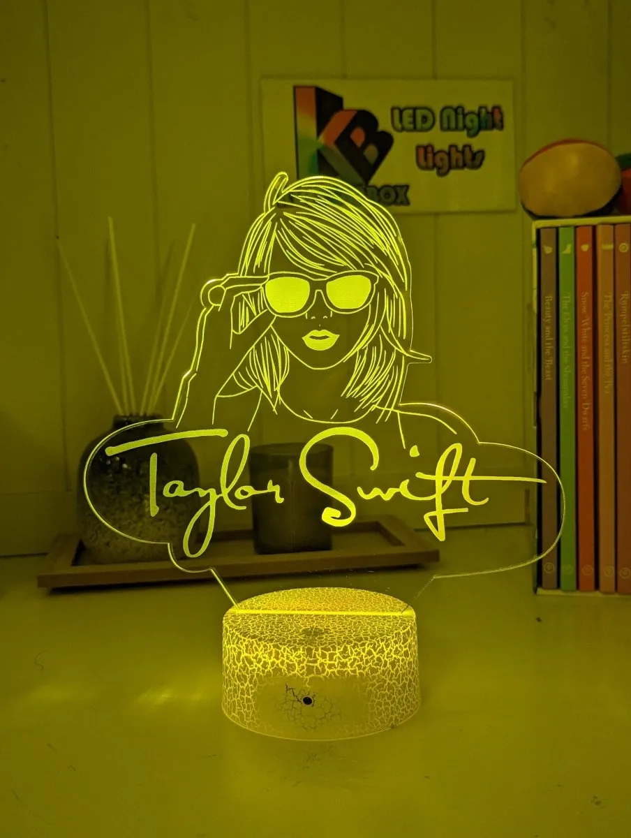 Taylor Swift Era Tour Swiftee Fan 3D LED Night Light Lamp