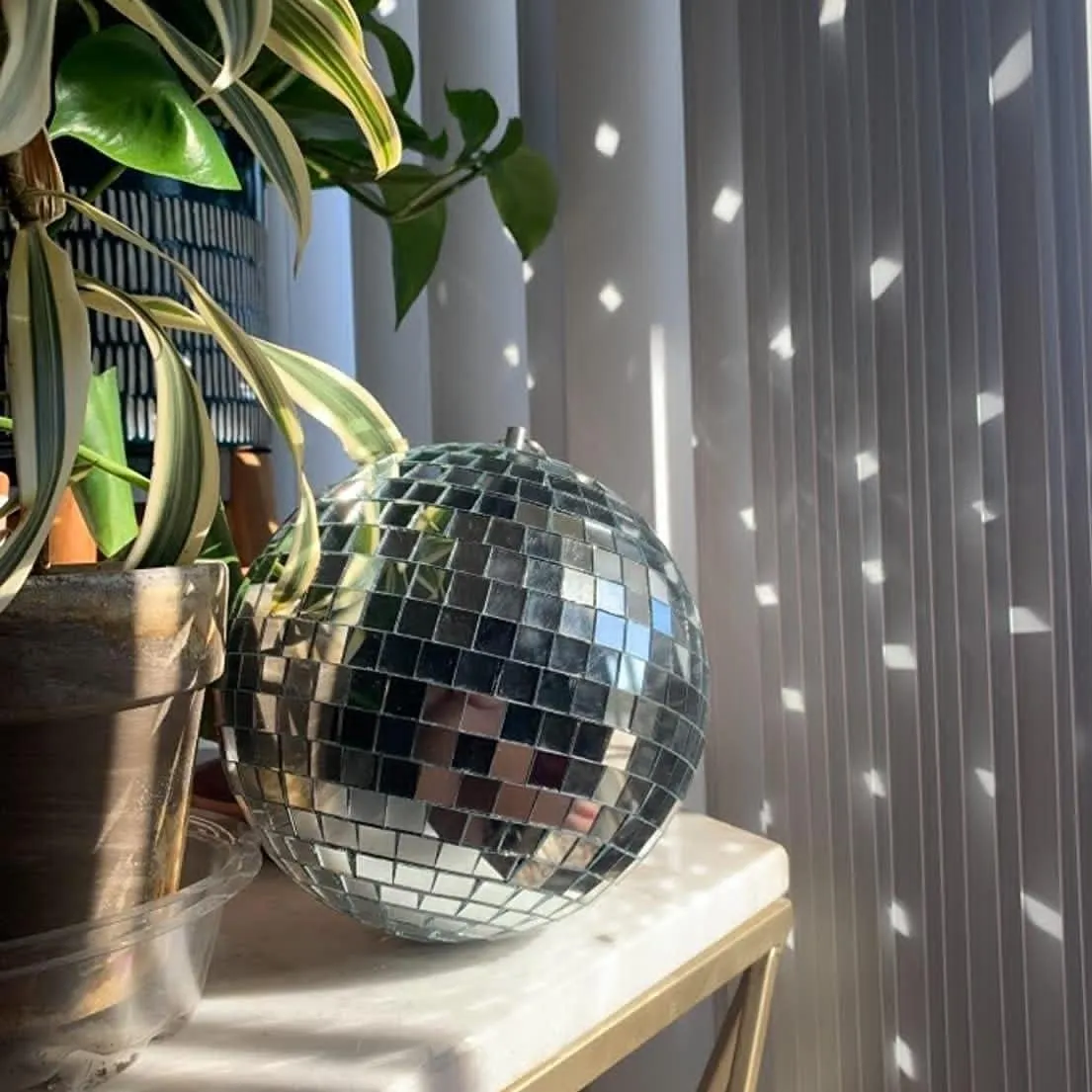 The Decor Affair Your Event with The Spectacular 8-Inch Disco Ball and Hanging Mirror Ball – The Ultimate Dance Floor Enhancement for Unmatched Entertainment