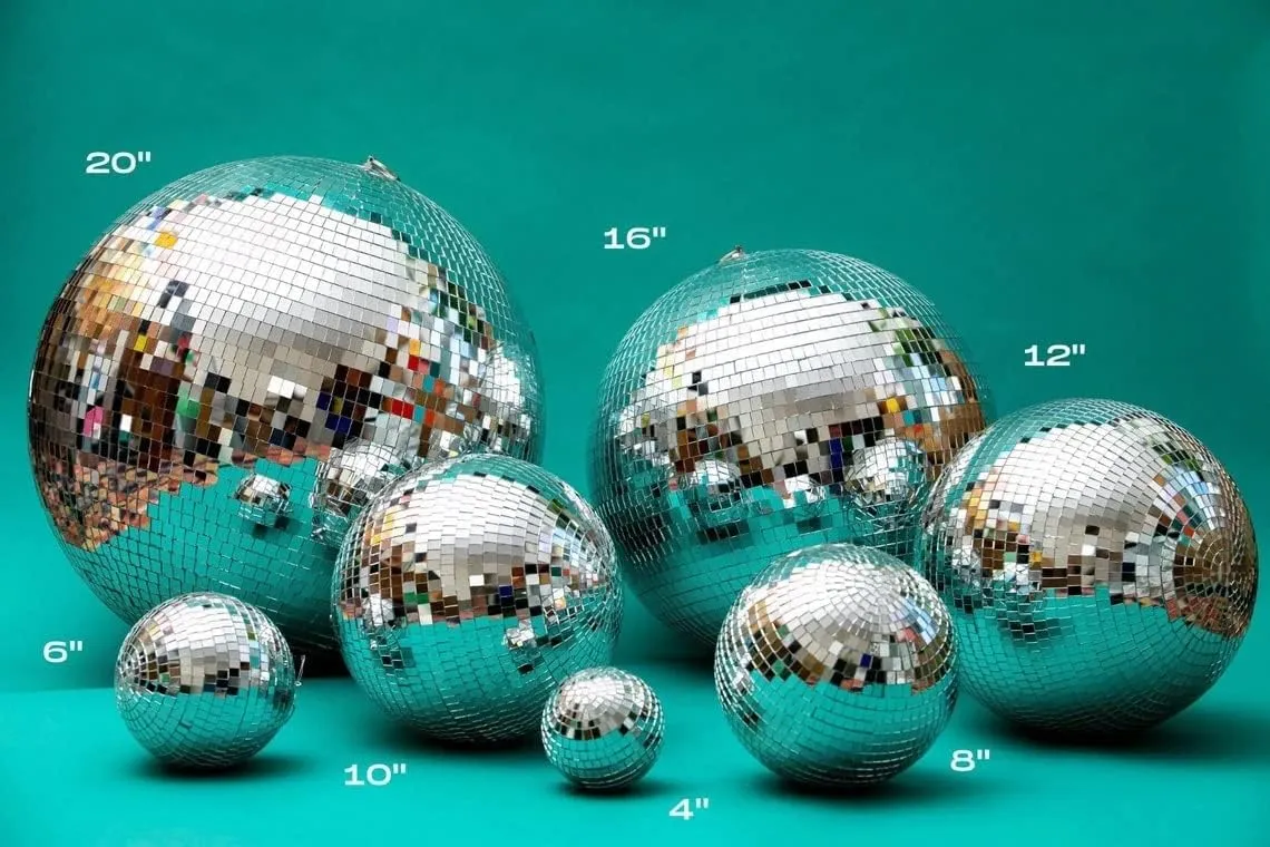 The Decor Affair Your Event with The Spectacular 8-Inch Disco Ball and Hanging Mirror Ball – The Ultimate Dance Floor Enhancement for Unmatched Entertainment