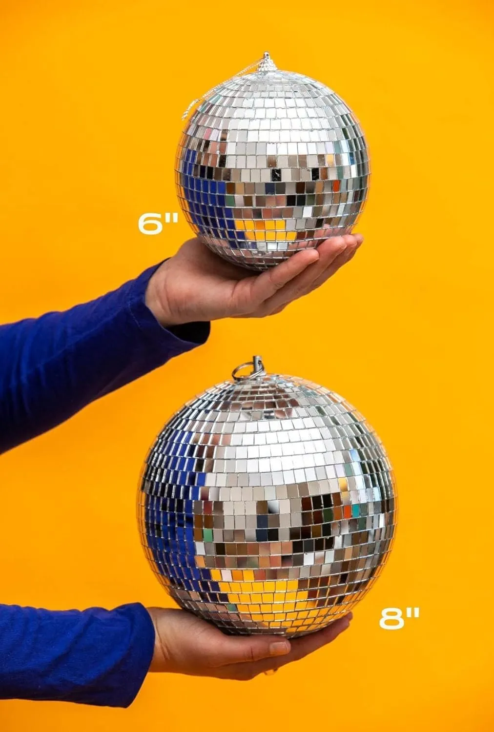 The Decor Affair Your Event with The Spectacular 8-Inch Disco Ball and Hanging Mirror Ball – The Ultimate Dance Floor Enhancement for Unmatched Entertainment