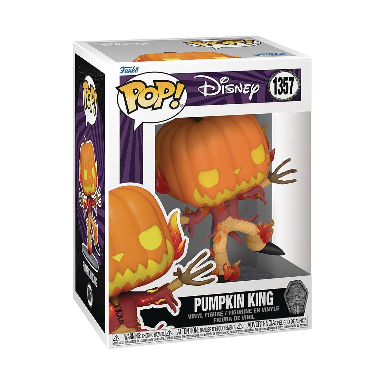 The Nightmare Before Christmas 1357 Pumpkin King Funko Pop! Vinyl Figure