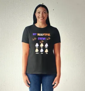 Unveil Your Spooky Spirit with the “BOO-tiful Crew” Personalized T-Shirt