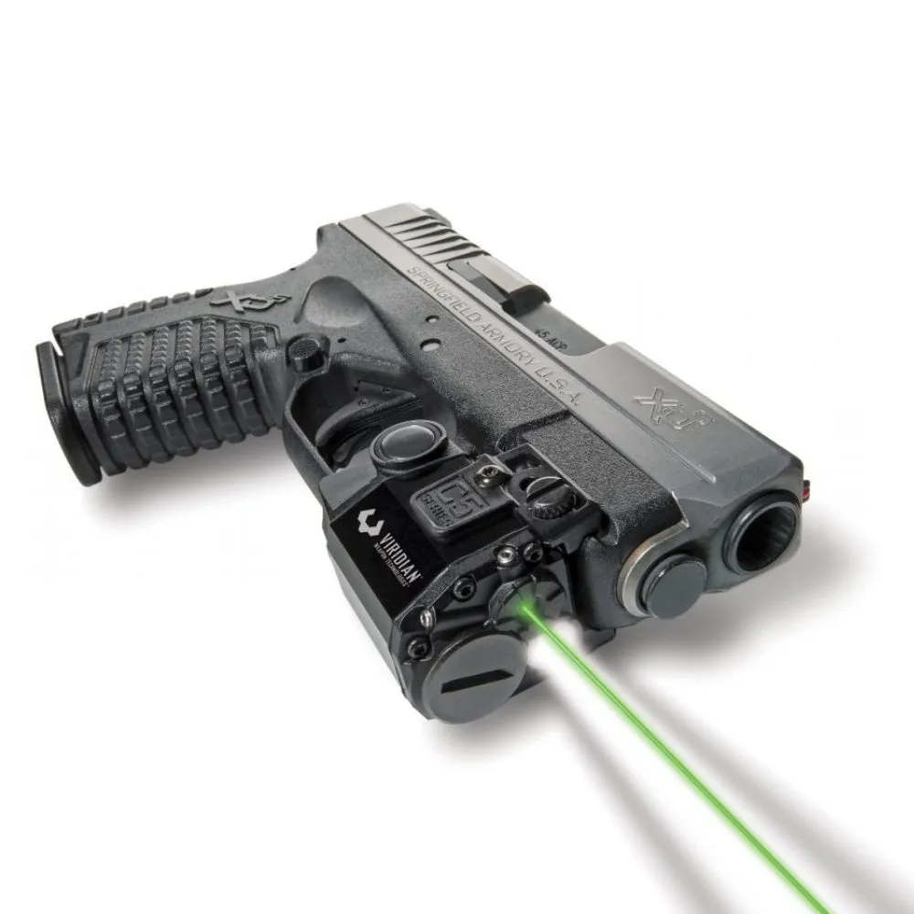 Viridian C5L Greeen Laser Sight   Tactical Light  for Sub-Compact Handgun Pistols, ECR Instant On Technology